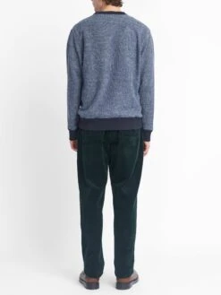 Reversible Sweatshirt Edgeware Navy -Men's Fashion-Oliver Spencer OMSK738 EDG01NAV REVERSIBLESWEATSHIRT EDGWARENAVY12