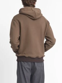 Heavyweight Hoodie Rosebank Khaki -Men's Fashion-Oliver Spencer OMSK746 ROS01KHA HEAVYWEIGHTHOODIE ROSEBANKKHAKI2copy