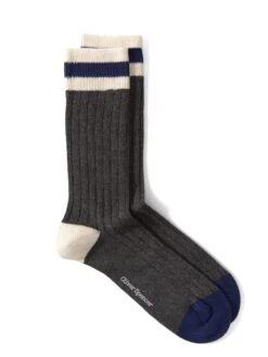 Polperro Socks Guildford Blue