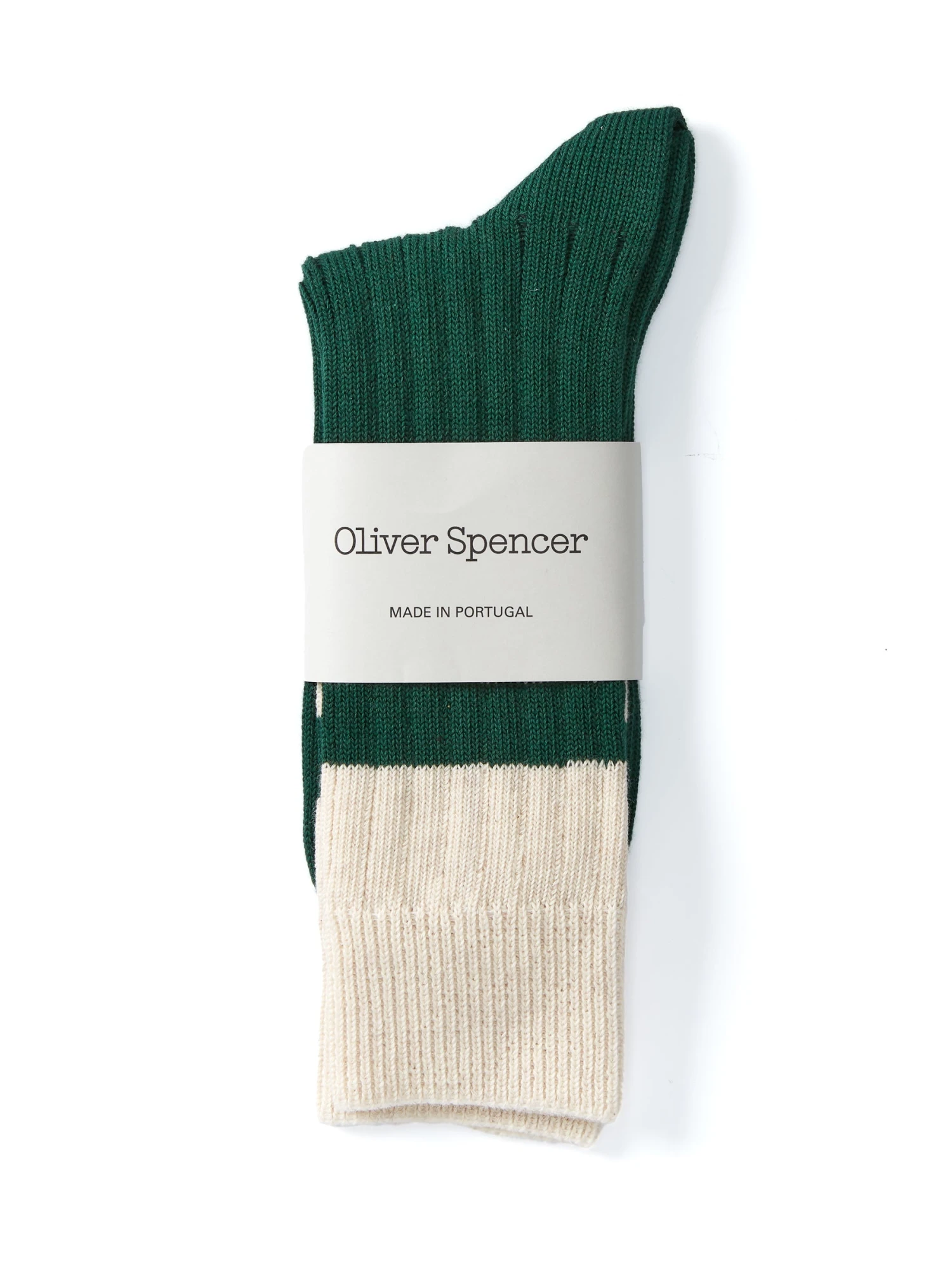 Polperro Socks Merrow Green/Cream 5 Polperro Socks Merrow Green/Cream - Image 3