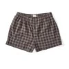 Boxer Shorts Longmead Brown -Men's Fashion-Oliver Spencer OSMA640BoxerShortsLON01BROLongmeadBrown