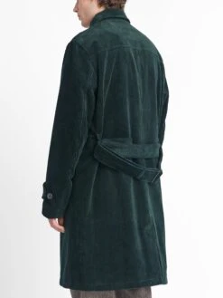 Grandpa Coat Melrose Cord Green -Men's Fashion-Oliver Spencer OSMJ197G MEL01NAV GRANDPACOAT MELROSECORDGREEN7copy