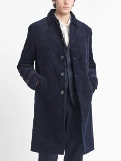 Grandpa Coat Melrose Cord Navy 16 Grandpa Coat Melrose Cord Navy -Men's Fashion-Oliver Spencer OSMJ197G MEL01NAV GRANDPACOAT MELROSECORDNAVY1copy
