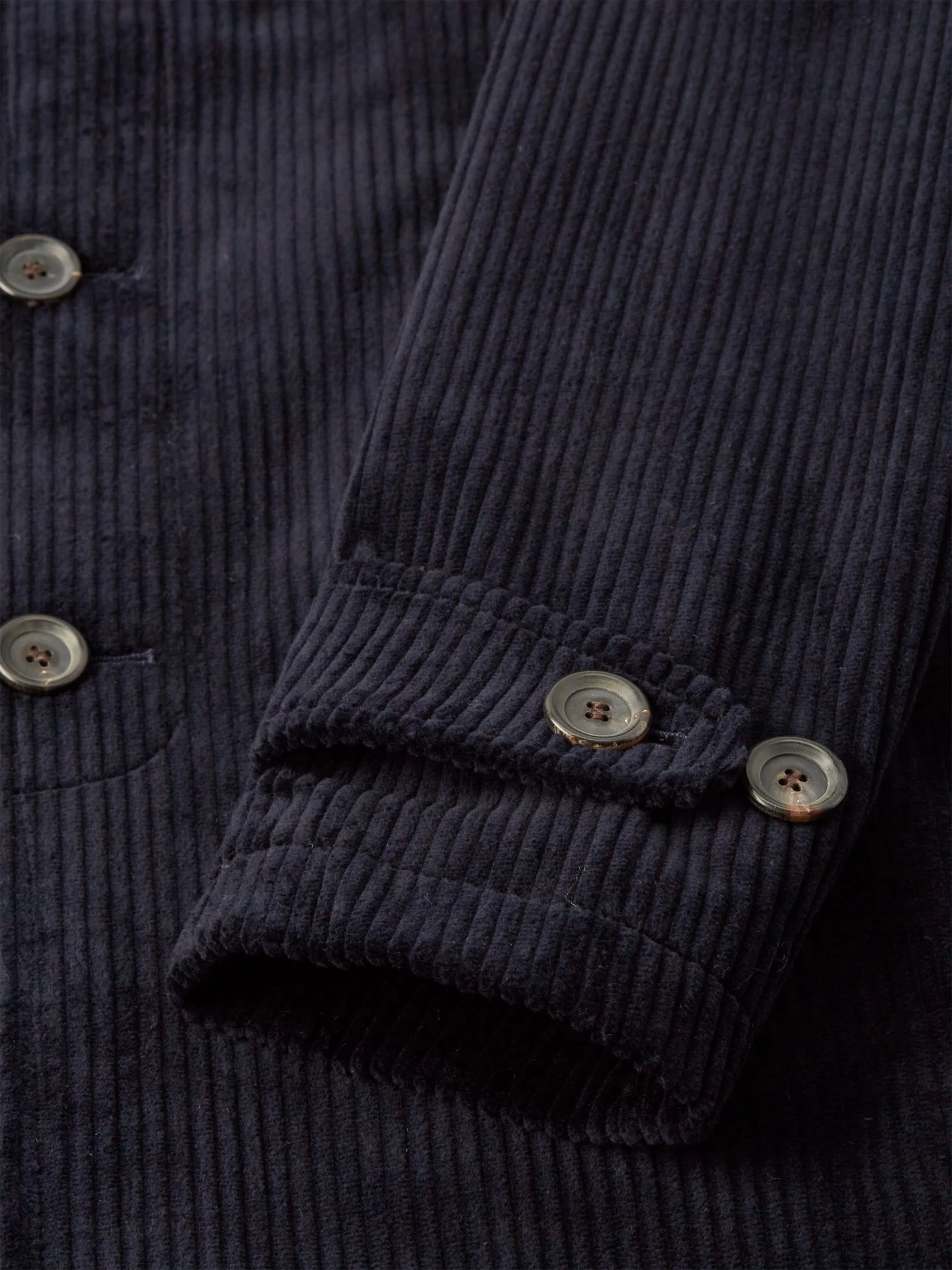 Grandpa Coat Melrose Cord Navy 6 Grandpa Coat Melrose Cord Navy - Image 4