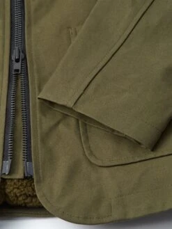 Lambeth Jacket Barwell Canvas Green -Men's Fashion-Oliver Spencer OSMJ199eLambethJacketBAR01GRNBarwellCanvasGreen2