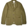 Solms Jacket Ellbridge Green -Men's Fashion-Oliver Spencer OSMJ201bSolmsJacketELL01GRNEllbridgeGreen