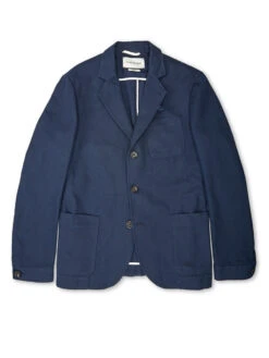 Navy Ellbridge Solms Suit -Men's Fashion-Oliver Spencer OSMJ201bSolmsJacketELL01NAVEllbridgeNavy