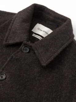 Linfield Bomber Jacket Regent Brown -Men's Fashion-Oliver Spencer OSMJ325bLinfieldBomberJacketREG01BRORegentBrown1