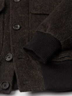 Linfield Bomber Jacket Regent Brown -Men's Fashion-Oliver Spencer OSMJ325bLinfieldBomberJacketREG01BRORegentBrown2