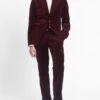 Burgundy Velvet Mansfield Suit -Men's Fashion-Oliver Spencer OSMJ352C VEL01BUR MANSFIELDJACKET VELVETBURGUNDY 59b6ecb6 517f 44ce 89dc 20d623291deb