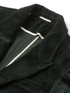 Mansfield Jacket Melrose Cord Green -Men's Fashion-Oliver Spencer OSMJ352MansfieldJacketMEL01GRNMelroseCordGreen1