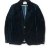 Mansfield Jacket Velvet Sapphire Blue 2 Mansfield Jacket Velvet Sapphire Blue -Men's Fashion-Oliver Spencer OSMJ352MansfieldJacketVEL01SABVelvetSapphireBlue