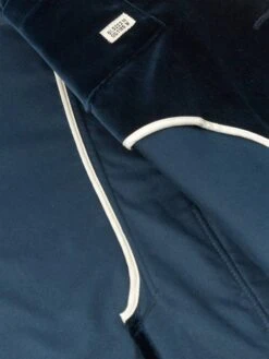 Mansfield Jacket Velvet Sapphire Blue -Men's Fashion-Oliver Spencer OSMJ352MansfieldJacketVEL01SABVelvetSapphireBlue3