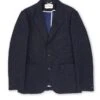 Mansfield Jacket Morva Navy -Men's Fashion-Oliver Spencer OSMJ352aMansfieldJacketMOR01NAVMorvaNavy
