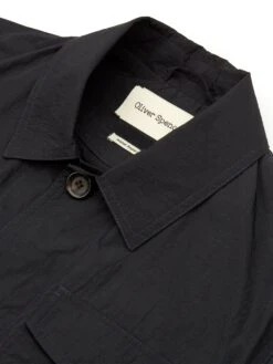 Hythe Jacket Penpol Black -Men's Fashion-Oliver Spencer OSMJ362HytheJacketPEN01BLKPenpolBlack1