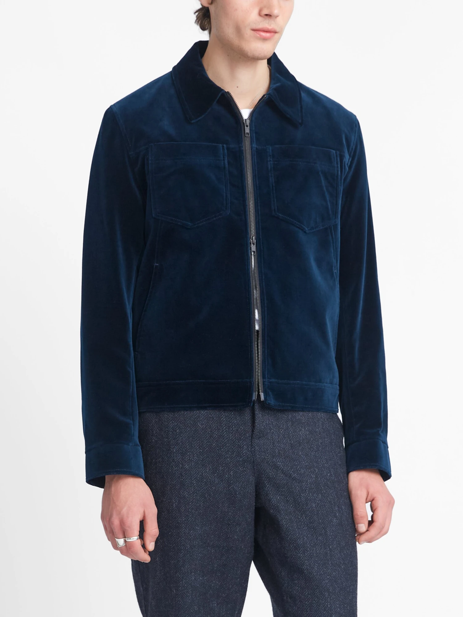 Norton Jacket Velvet Sapphire Blue 7 Norton Jacket Velvet Sapphire Blue - Image 5