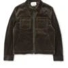 Norton Jacket Velvet Mole Grey -Men's Fashion-Oliver Spencer OSMJ364NortonJacketVEL01MOGVelvetMoleGrey
