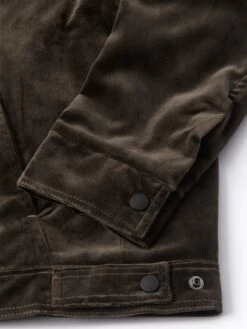 Norton Jacket Velvet Mole Grey -Men's Fashion-Oliver Spencer OSMJ364NortonJacketVEL01MOGVelvetMoleGrey2