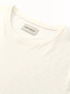 Conduit T-Shirt Hawley Cream -Men's Fashion-Oliver Spencer OSMK580ConduitTShirtHAW01CREHawleyCream1