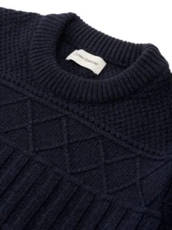 Blenheim Jumper Bonham Navy 10 Blenheim Jumper Bonham Navy -Men's Fashion-Oliver Spencer OSMK637dBlenheimJumperBON01NAVBonhamNavy4