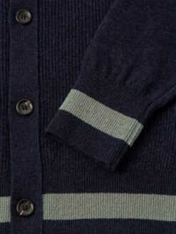 Britten Knitted Cardigan Greeves Navy -Men's Fashion-Oliver Spencer OSMK693BrittenKnittedCardiganGRE01NAVGreevesNavy2