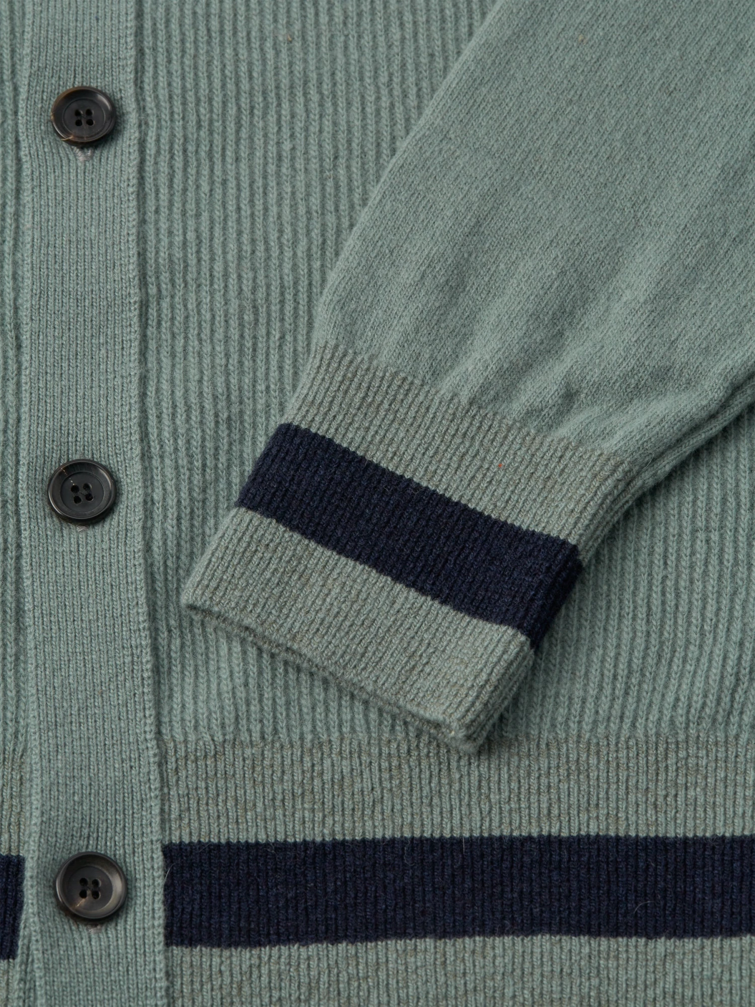 Britten Knitted Cardigan Greeves Sea Green 6 Britten Knitted Cardigan Greeves Sea Green - Image 4