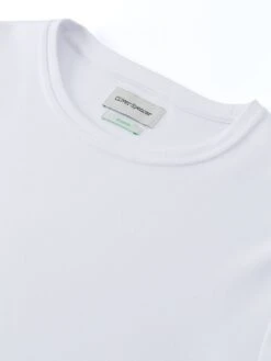 Heavy Long Sleeve Plain T-Shirt Tavistock White -Men's Fashion-Oliver Spencer OSMK733HeavyLongSleeveTShirtTAV01WHITavistockWhite1