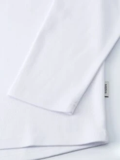 Heavy Long Sleeve Plain T-Shirt Tavistock White -Men's Fashion-Oliver Spencer OSMK733HeavyLongSleeveTShirtTAV01WHITavistockWhite2