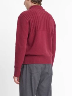 Atlantic Jumper Greeves Berry Red 13 Atlantic Jumper Greeves Berry Red -Men's Fashion-Oliver Spencer OSMK739 GRE01BER ATLANTICJUMPER GREEVESBERRYRED4copy