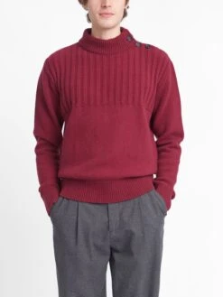 Atlantic Jumper Greeves Berry Red 12 Atlantic Jumper Greeves Berry Red -Men's Fashion-Oliver Spencer OSMK739 GRE01BER ATLANTICJUMPER GREEVESBERRYREDcopy