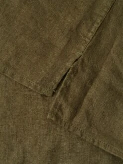 Riviera Short Sleeve Shirt Padworth Green -Men's Fashion-Oliver Spencer OSMS102aRivieraShortSleeveShirtPAD01GRNPadworthGreen2