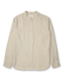 Grandad Shirt Padworth Beige