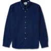 Brook Shirt Kildale Indigo Rinse -Men's Fashion-Oliver Spencer OSMS162KIL01INRKildaleIndigoRinse