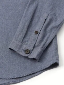 Treviscoe Shirt Abbingdon Slate Blue -Men's Fashion-Oliver Spencer OSMS171aTreviscoeShirtABB01SLBAbbingdonSlateBlue2