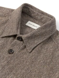 Treviscoe Shirt Adler Fawn -Men's Fashion-Oliver Spencer OSMS171aTreviscoeShirtADL01FAWAdlerFawn1