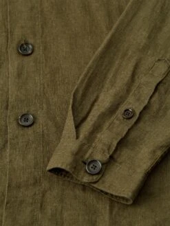 Treviscoe Shirt Padworth Green -Men's Fashion-Oliver Spencer OSMS171aTreviscoeShirtPAD01GRNPadworthGreen2