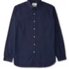 Conduit Classic Shirt Abbott Navy 1 Conduit Classic Shirt Abbott Navy -Men's Fashion-Oliver Spencer OSMS304ABB01NAVConduitClassicShirtAbbottNavy