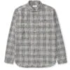Eton Collar Shirt Escott Grey -Men's Fashion-Oliver Spencer OSMS69bEtonCollarShirtESC01GRYEscottGrey