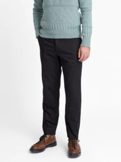 Fishtail Trouser Eden Black 16 Fishtail Trouser Eden Black -Men's Fashion-Oliver Spencer OSMT20D EDE01BLK FISHTAILTROUSERS EDENBlack8copy