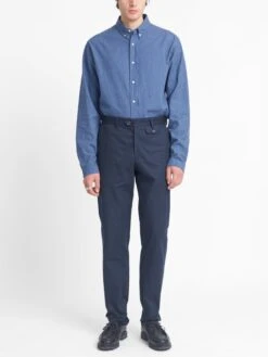 Men's Fashion-Oliver Spencer -Men's Fashion-Oliver Spencer OSMT20D EDE01NAV FISHTAILTROUSERS EDENNAVY