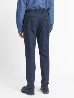Fishtail Trouser Eden Navy -Men's Fashion-Oliver Spencer OSMT20D EDE01NAV FISHTAILTROUSERS EDENNAVY2copy