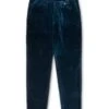 Fishtail Trousers Velvet Sapphire Blue