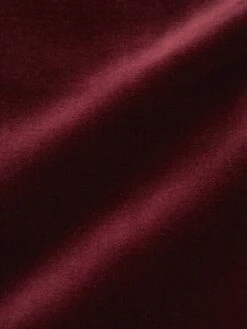 Fishtail Trousers Velvet Burgundy -Men's Fashion-Oliver Spencer OSMT20dFlatFishtailTrousersVEL01BURVelvetBurgundy4