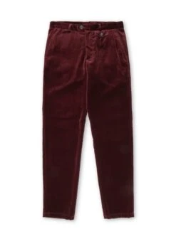 Burgundy Velvet Mansfield Suit -Men's Fashion-Oliver Spencer OSMT20dFlatFishtailTrousersVEL01BURVelvetBurgundy 5409c71f 9c0c 46ab baad 8bc6e2aecd58