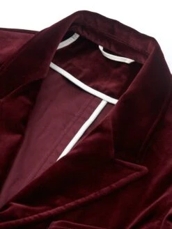 Burgundy Velvet Mansfield Suit -Men's Fashion-Oliver Spencer OSMT352cFlatMansfieldJacketVEL01BURVelvetBurgundy1 4e3e88ff 5609 4add b326 9ccad2a49f26
