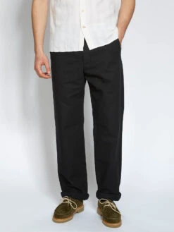 Drawstring Trousers Ellbridge Black 16 Drawstring Trousers Ellbridge Black -Men's Fashion-Oliver Spencer OSMT48A ELL01BLK DRAWSTRINGTROUSERSELLBRIDGEBLACK4copy