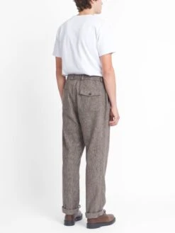 Drawstring Trousers Adler Fawn 17 Drawstring Trousers Adler Fawn -Men's Fashion-Oliver Spencer OSMT48C ADL01FAW 1DRAWSTRINGTROUSERSALDERFAWN2