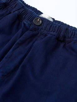 Drawstring Trousers Faye Indigo Blue -Men's Fashion-Oliver Spencer OSMT48cDrawstringTrouserFAY01INBFayeIndigoBlue1