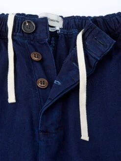 Drawstring Trousers Faye Indigo Blue -Men's Fashion-Oliver Spencer OSMT48cDrawstringTrouserFAY01INBFayeIndigoBlue2