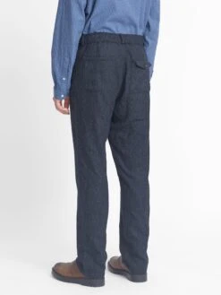 Drawstring Trousers Amersham Navy -Men's Fashion-Oliver Spencer OSMT48cDrawstringTrousersAME01NAVAmershamNavy11copy